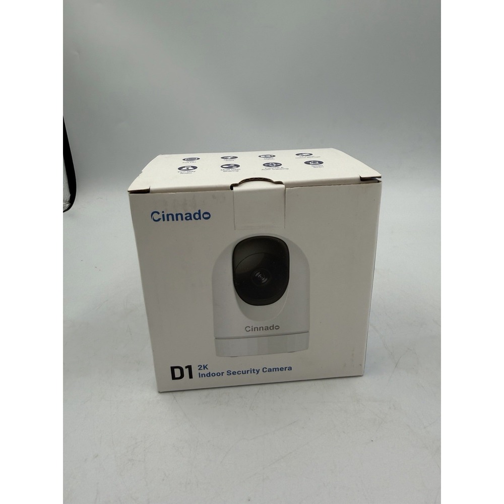 Cinnado Security Camera Indoor-2K 360° Wifi Cameras for Home Security NEW
